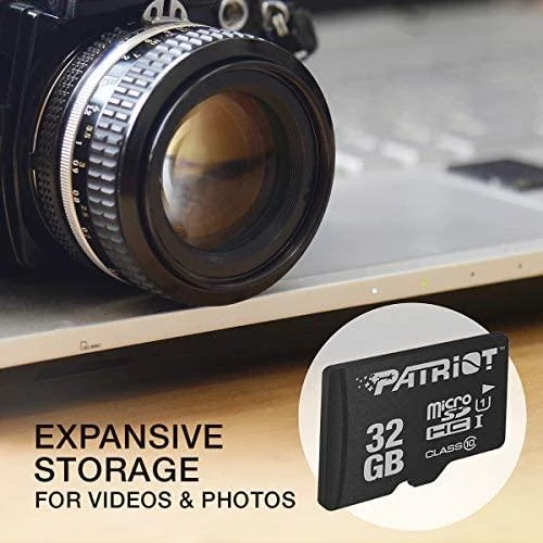 Patriot 32GB Micro SDHC kortelė su foto technika