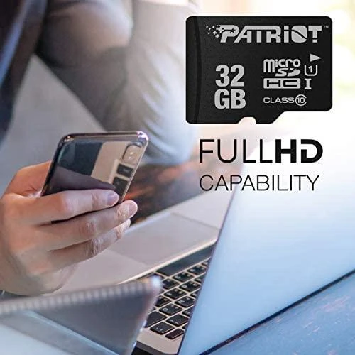 Patriot 32GB Micro SDHC atminties kortelė