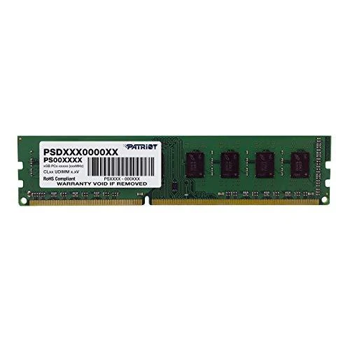 RAM Patriot Memory Signature Line PSD34G160081 atminties modulis 4 GB 1 x 4 GB DDR3 1600 MHz