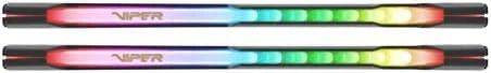 PATRIOT Viper Steel RGB DDR4 16GB 2x8GB 3200MHz su Juodas Heathshield Dual Kit