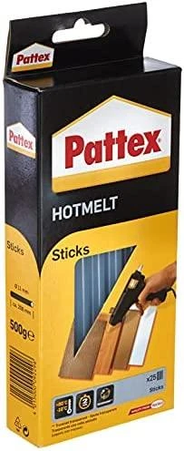 Pattex klijų lazdelės 11 mm x 200 mm, balta, 25 vnt.