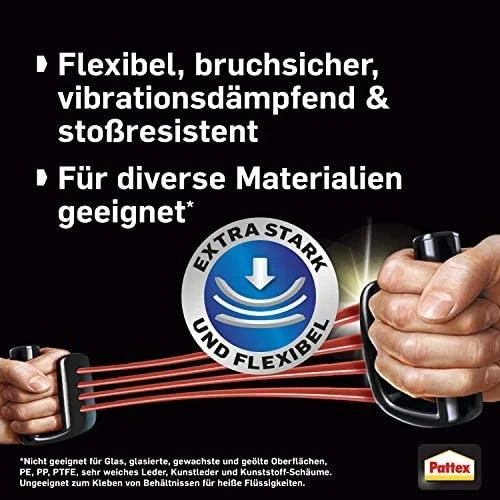 Pattex Sekundenkleber Mini-Trio Gel, 3 Tuben mit je 1g