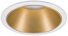 Paulmann LED įleidžiama apvali lubinė šviestuvo kolekcija Cole, 3 × 6,5 W, balta ir matinė aukso, 2700 K, komplektas