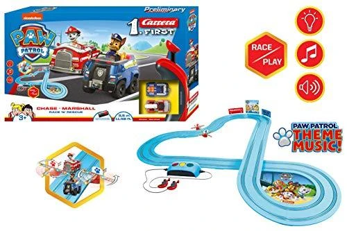 Milly Mally Carrera Pirmieji Paw Patrol lenktynės ir gelbėjimas 3,5 mėn.