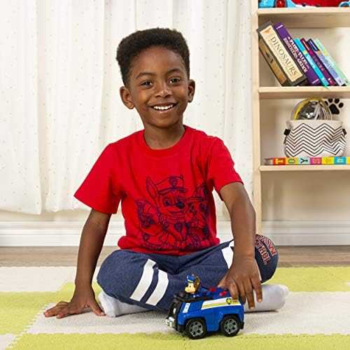 Spin Master PAW PATROL CHASE TRANSPORTO PRIEMONĖS POLICIJOS AUTOMOBILIS + FIGURE PAGRINDINIS AUTOMOBILIŲ AUTOMOBILIS