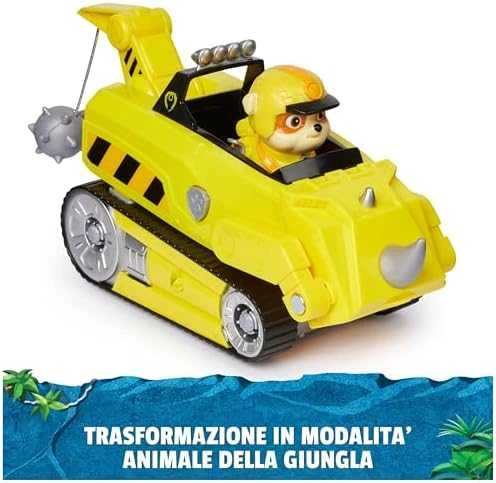 Spin Master PAW PATROL transporto priemonė Jungle Pups Rubble, 6067761