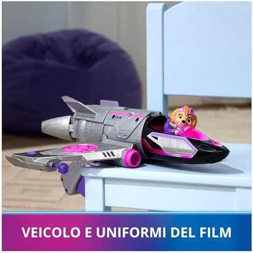 Spin Master PAW Patrol The Mighty Movie - Lėktuvas "Skyes" su garso ir šviesų efektais