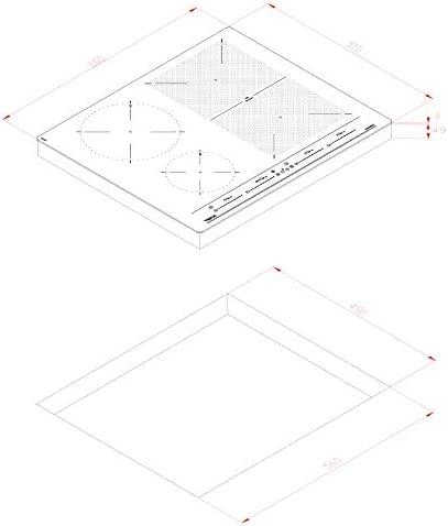 Kaitlentė Teka IZF 64440 BK MSP šildymo plokštė