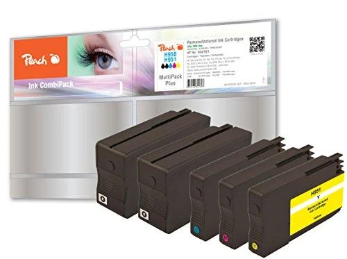 Peach rašalo kasetės HP Nr. 950/951 MultiPackPlus REM, KOM