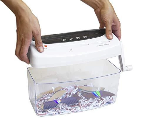 Peach PS300-21 dokumentų naikiklis Kryžminis 21 cm Juoda, Mėlyna, Pilka