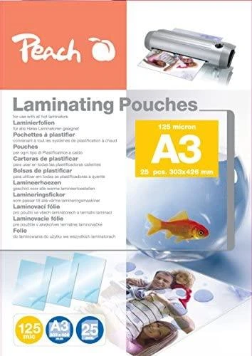 Peach PPR525-01 laminavimo vokelis 25 vnt