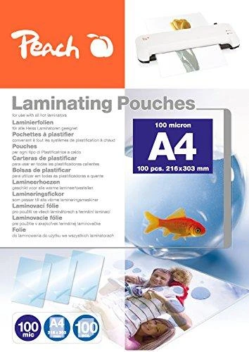 Peach PP500-02 laminavimo vokelis 100 vnt
