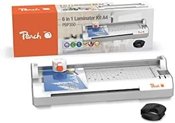 Laminator Peach Peach Laminatorius 6 in 1 Laminator A4 & Cutter A4