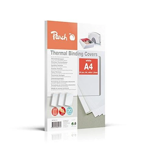 Peach terminio įrišimo viršeliai A4 pakuotė