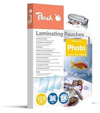 Peach Persikų laminavimo plėvelė 80x111 mm, 125 mic, 100 vnt (510618)