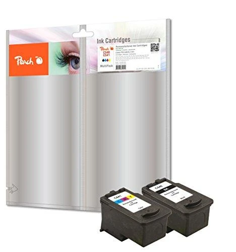 Peach 0F319169 rašalo kasetė Juoda, Žydras, Rausvai raudona, Geltona 2 vnt