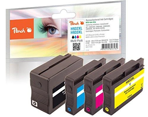 Tusz Peach Patrone HP 932/933XL Füllanzeige MultiPackPlus Retail - PI300-416
