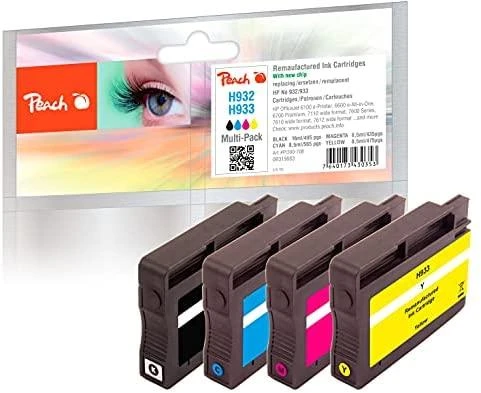 Peach rašalo rašalas, skirtas HP932/933 MultiPackPlus spausdintuvui (PI300-708)