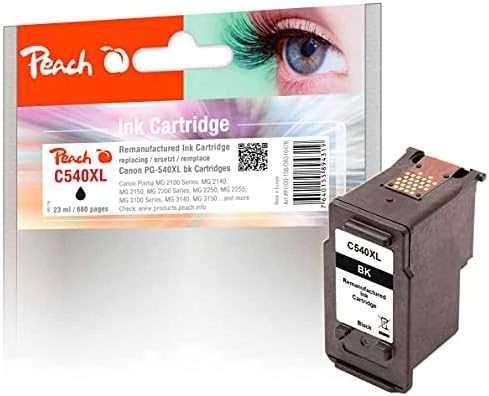 Peach C540XL suderinamas su Canon PG-540XL, juodas
