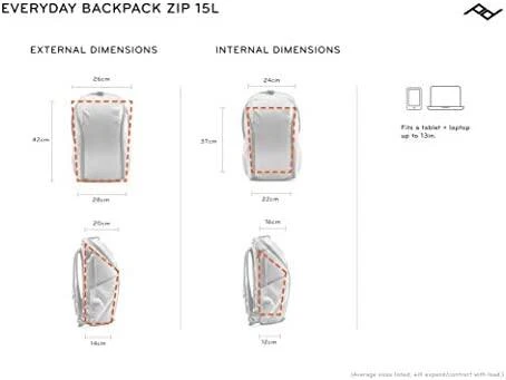 Peak Design Everyday kuprinė Zip V2 15L, kaulinė