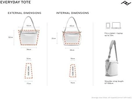 Peak Design krepšys per petį Everyday Tote V2 15L, kaulinis