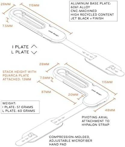 Peak Design rankinis dirželis Micro Clutch L-Plate