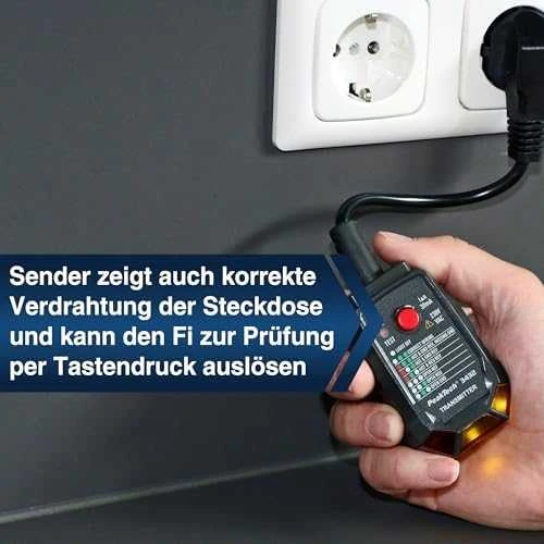 PeakTech 3432 RCD saugiklių ieškiklis