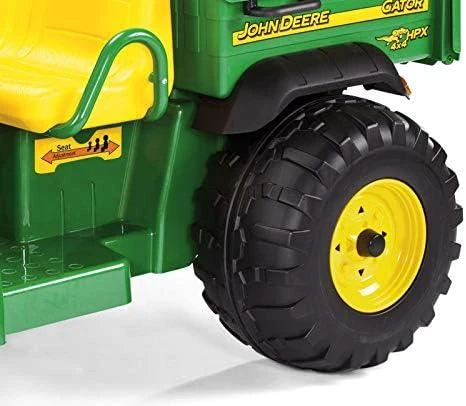 Peg Perego John Deere Double visureigis, maitinamas 12V Gator HPX akumuliatoriumi
