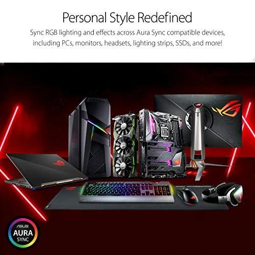Optinė laidinė pelė Asus ROG Gladius II Core, 6 200-dpi/Omron switches with 50-million-click durability/lightweight - 92,5 g/Aura Sync