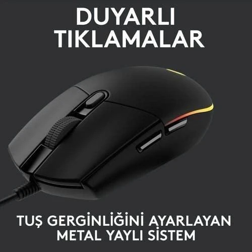 LOGITECH G102 LIGHTSYNC Pelė su laidu žaidimams - Mėlynas - USB - EER