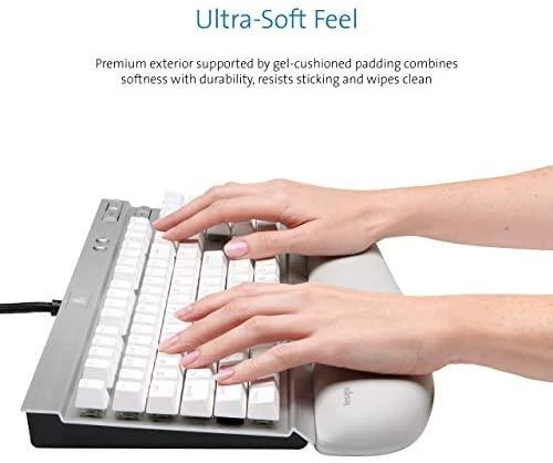Leitz KENSINGTON ErgoSoft Riešo atrama for Gaming &amp; Mechaninė klaviatūra Pilkas