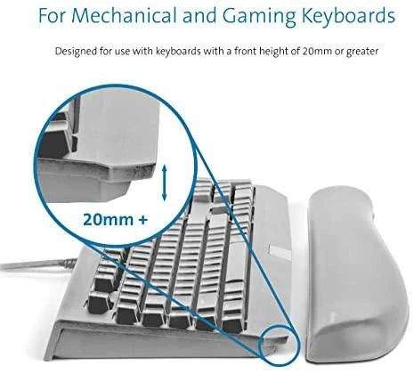 Leitz KENSINGTON ErgoSoft Riešo atrama for Gaming &amp; Mechaninė klaviatūra Pilkas