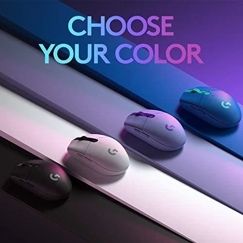 Belaidė žaidimų pelė Logitech G305 Hero, Lightspeed, Balta