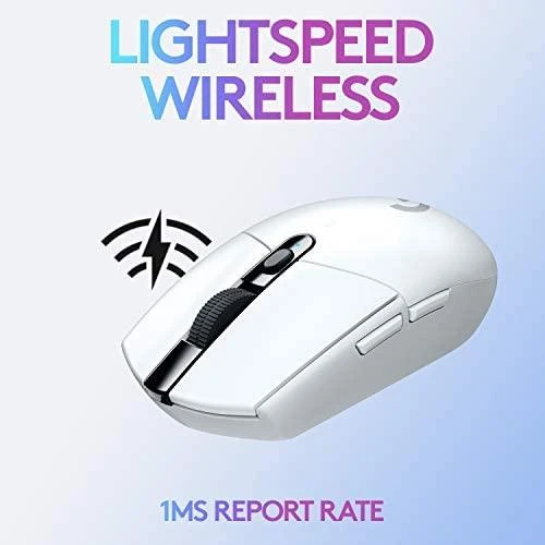 Belaidė žaidimų pelė Logitech G305 Hero, Lightspeed, Balta