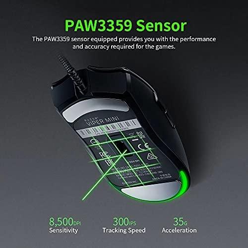 Razer Pelė žaidimams Viper Mini Optinė, RGB LED light, su laidu