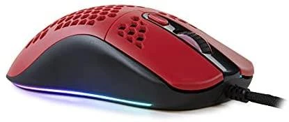 Arozzi Favo Ultra Light Pelė žaidimams, RGB LED light, Raudona/Juodas, Pelė žaidimams