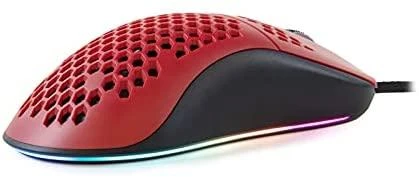 Arozzi Favo Ultra Light Pelė žaidimams, RGB LED light, Raudona/Juodas, Pelė žaidimams