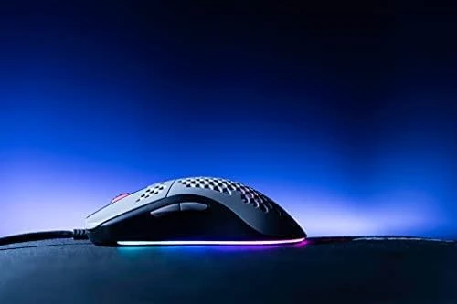 Itin lengva Žaidimų Pelė Arozzi Favo, su RGB pašvietimu, Pixart 3389 sensorius, Omron 20M switches, Pilka-juoda