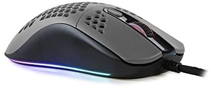 Itin lengva Žaidimų Pelė Arozzi Favo, su RGB pašvietimu, Pixart 3389 sensorius, Omron 20M switches, Pilka-juoda
