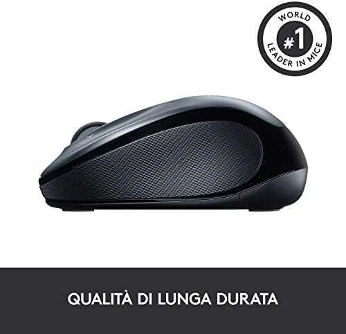 LOGITECH M325s Pelė dešinės ir kairės pusės optinis 5 mygtukai belaidis 2.4 GHz USB belaidis imtuvas pilkas
