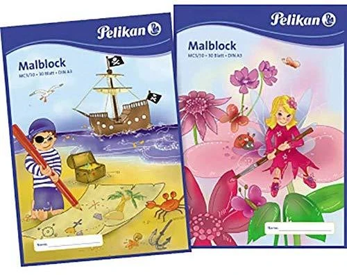 Pelikan Malblock A3 70g/m 30 Bl. MC3/30 bechloris kirvis