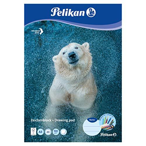 Pelikan piešimo bloknotas A3 20 lapų C3/20 FSC-Mix