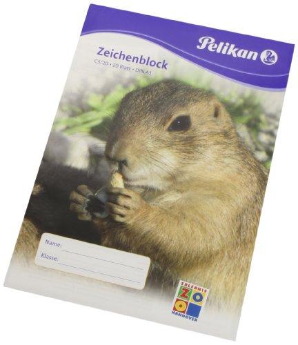 Pelikan piešimo bloknotas A3 20 lapų C3/20 FSC-Mix