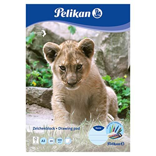 Pelikan piešimo bloknotas A3 20 lapų C3/20 FSC-Mix