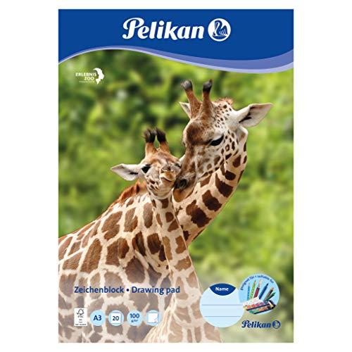 Pelikan piešimo bloknotas A3 20 lapų C3/20 FSC-Mix