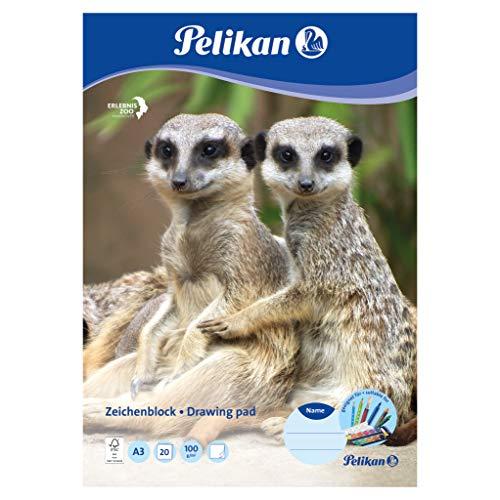 Pelikan piešimo bloknotas A3 20 lapų C3/20 FSC-Mix