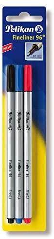 Herlitz Cienkopis PELIKAN 96 0, 4mm blister etui 3 vnt..
