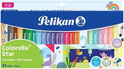 Flomasteriai Pelikan Colorella Star, 24 vnt.