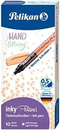 Pelikan Pióro wieczne inky 273 Pastelinis oranžinė 10 vnt Pudełko składane