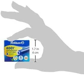 Rašalo kapsulės Pelikan TP/6, trumpos, mėlynos (6 vnt.) 1223-012